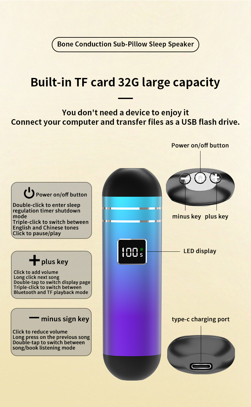 Bluetooth 5.3 Sleep Speaker