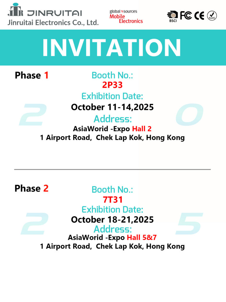 JINRUITAI Global Sources Hong Kong 2025